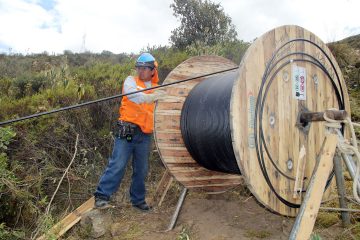 Despliegue de fibra óptica